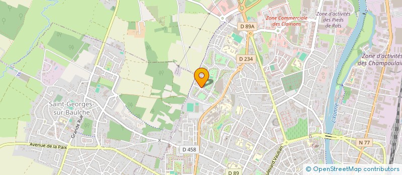 localisation de l'entreprise MADAME AMINA BEN HAMZA TLIDI à AUXERRE