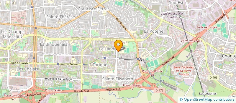 localisation de l'entreprise MADAME AMINA BENAISSA  RENNES