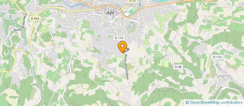 localisation de l'entreprise MADAME AMINA BENCHINE  APT