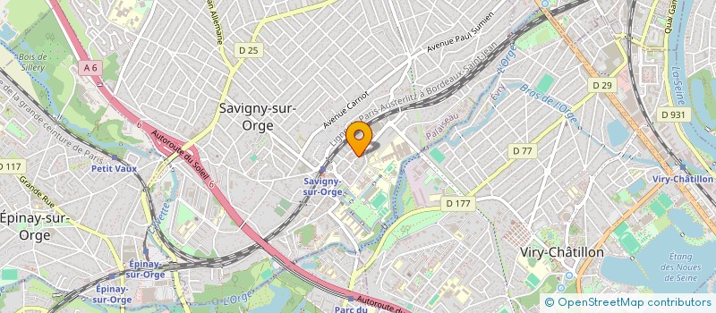 localisation de l'entreprise MADAME AMINA BENSALEM  SAVIGNY-SUR-ORGE