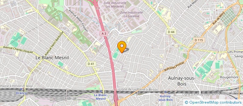 localisation de l'entreprise MADAME AMINA BENSLIMANE  AULNAY-SOUS-BOIS