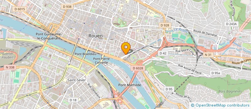 localisation de l'entreprise MADAME AMINA BOUALI à ROUEN