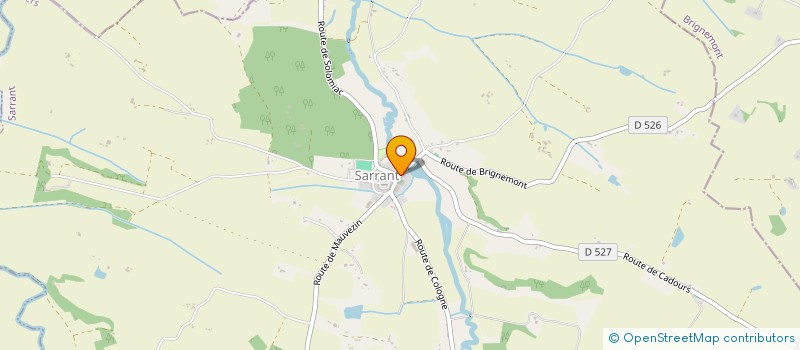 localisation de l'entreprise MADAME AMINA BOUAZZA  SARRANT