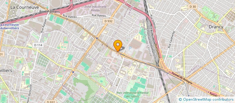 localisation de l'entreprise MADAME AMINA BOUDIA  PANTIN