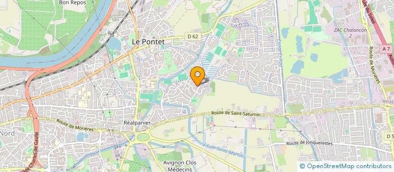 localisation de l'entreprise MADAME AMINA BOULIL  AVIGNON