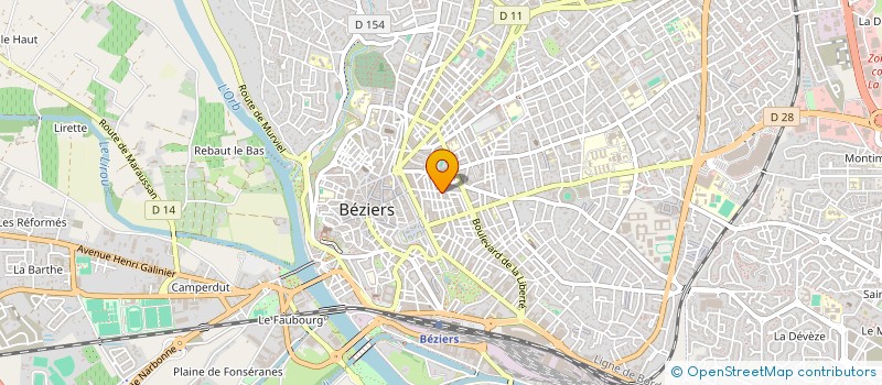 localisation de l'entreprise MADAME AMINA BOUSSOUIA à BEZIERS