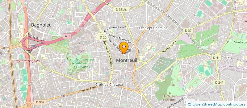 localisation de l'entreprise MADAME AMINA BOUTARFA à MONTREUIL