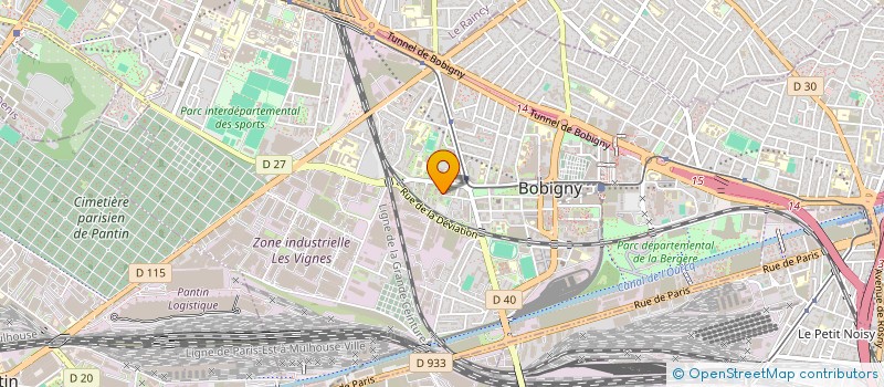 localisation de l'entreprise MADAME AMINA BOUTCHICHE à BOBIGNY