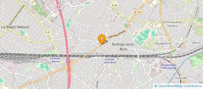 localisation de l'entreprise MADAME AMINA CHEGHIB à AULNAY-SOUS-BOIS