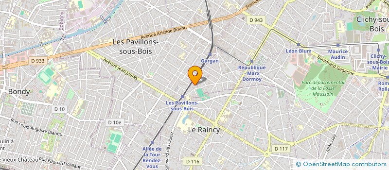 localisation de l'entreprise MADAME AMINA CHEHAMI  LIVRY-GARGAN