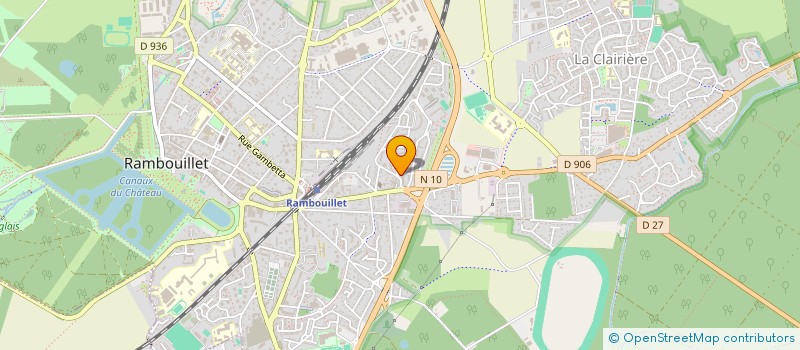 localisation de l'entreprise MADAME AMINA CHOUAIBI  RAMBOUILLET