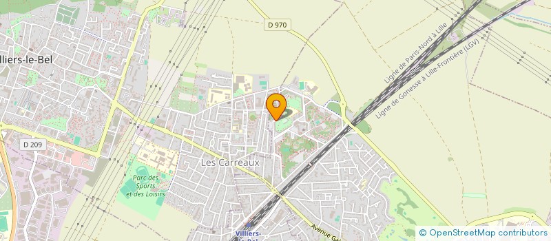 localisation de l'entreprise MADAME AMINA DHAOU à GONESSE