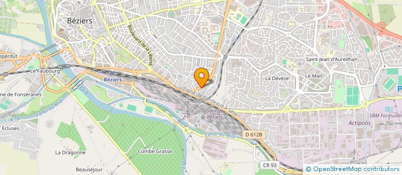 localisation de l'entreprise MADAME AMINA EL ASRAOUI à BEZIERS