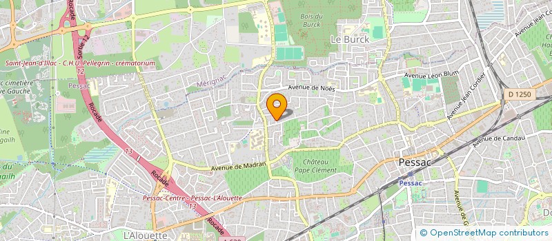 localisation de l'entreprise MADAME AMINA EL KHALOUA à PESSAC