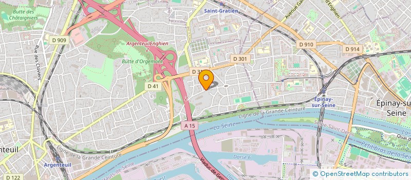 localisation de l'entreprise MADAME AMINA FATNASSI  BOUCHAKARA  ARGENTEUIL