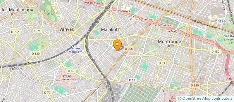 localisation de l'entreprise MADAME AMINA FONTAINE  MALAKOFF