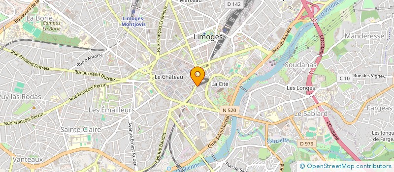 localisation de l'entreprise MADAME AMINA FOUATHIA à LIMOGES