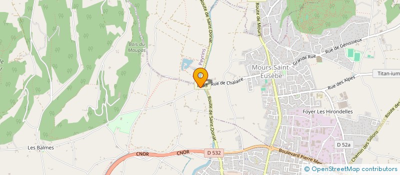 localisation de l'entreprise MADAME AMINA FOUGHALI  ROMANS-SUR-ISERE