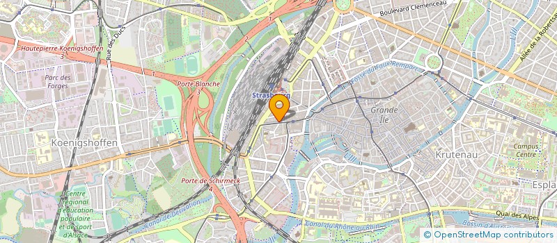 localisation de l'entreprise MADAME AMINA GANEVAL  STRASBOURG