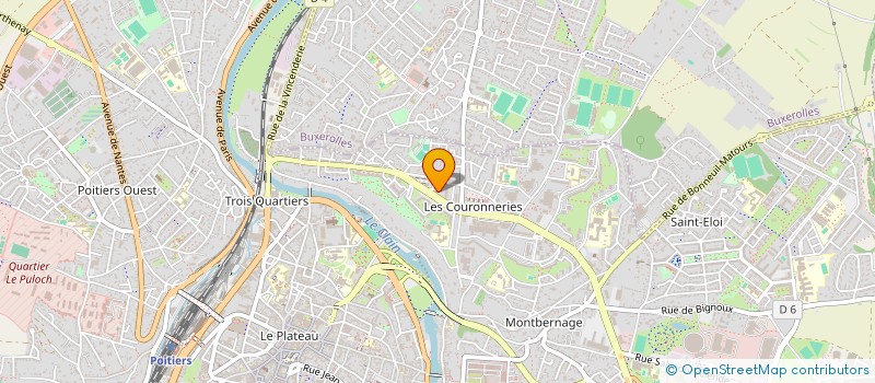 localisation de l'entreprise MADAME AMINA GATEREKWA à POITIERS