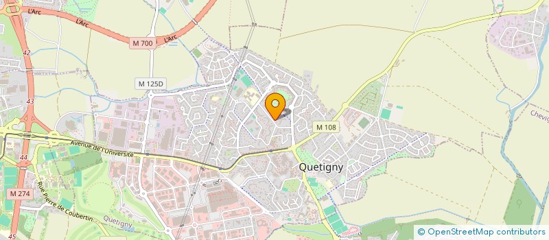 localisation de l'entreprise MADAME AMINA GHERGHOUR à QUETIGNY