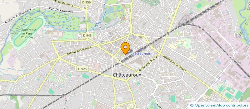 localisation de l'entreprise MADAME AMINA GUEFIFA à CHATEAUROUX