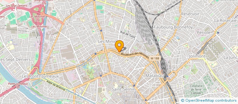 localisation de l'entreprise MADAME AMINA HAMDOUM à TOULOUSE