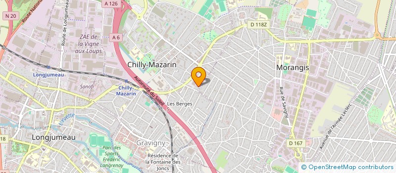 localisation de l'entreprise MADAME AMINA HAMZA  CHILLY-MAZARIN