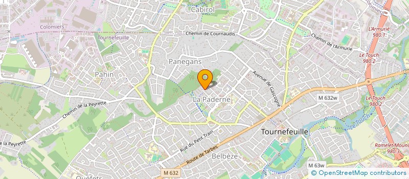 localisation de l'entreprise MADAME AMINA HAMZA  TOURNEFEUILLE