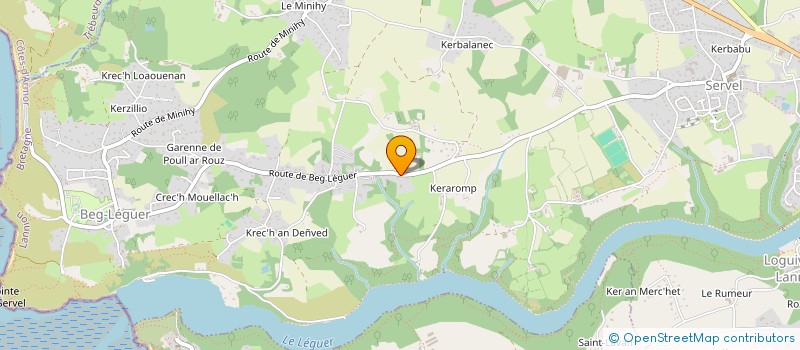 localisation de l'entreprise MADAME AMINA IBRAHIM à LANNION