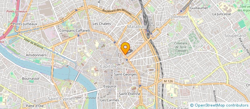 localisation de l'entreprise MADAME AMINA KADAR DAHER  TOULOUSE