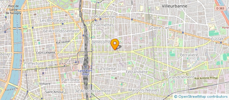 localisation de l'entreprise MADAME AMINA KADEM à LYON