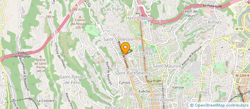 localisation de l'entreprise MADAME AMINA KAGUIRMANOVA à NICE