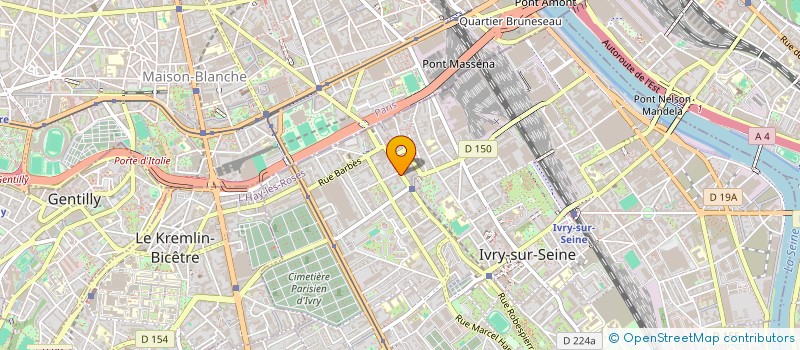 localisation de l'entreprise MADAME AMINA KARBAL  IVRY-SUR-SEINE