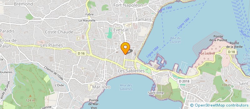 localisation de l'entreprise MADAME AMINA KESKES à LA SEYNE-SUR-MER