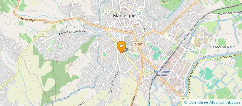 localisation de l'entreprise MADAME AMINA KHAMMAR à MANOSQUE