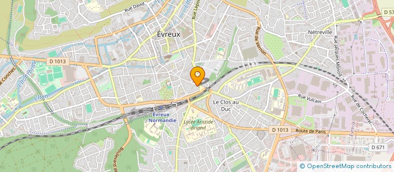 localisation de l'entreprise MADAME AMINA KUDABAYEVA  EVREUX