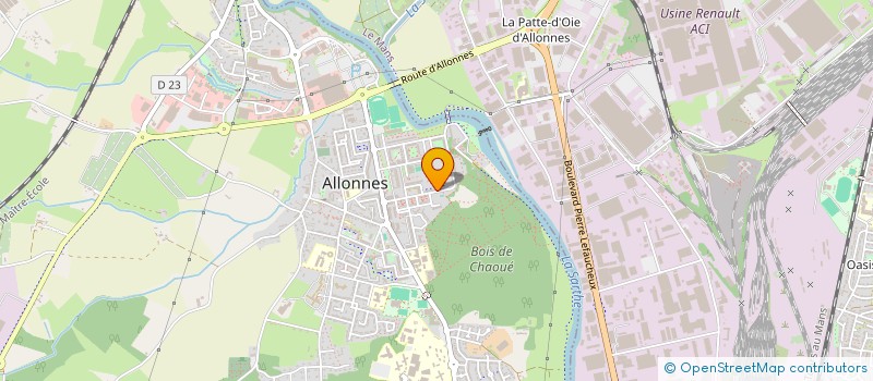 localisation de l'entreprise MADAME AMINA LAARAJ à ALLONNES