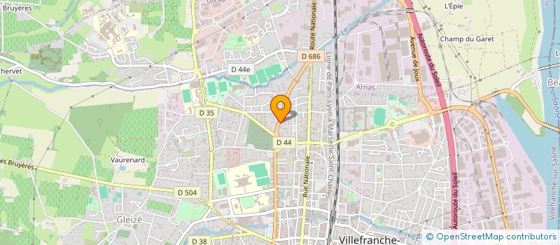 localisation de l'entreprise MADAME AMINA LAIEB à VILLEFRANCHE-SUR-SAONE