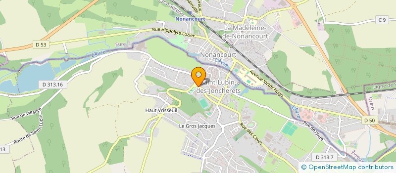 localisation de l'entreprise MADAME AMINA LAIHI à SAINT-LUBIN-DES-JONCHERETS