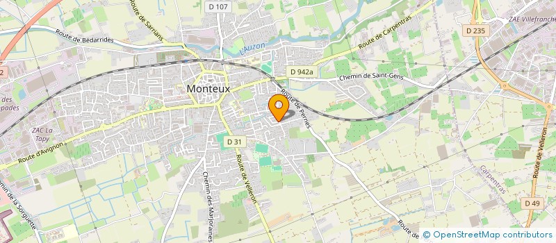 localisation de l'entreprise MADAME AMINA LAKHAL  MONTEUX