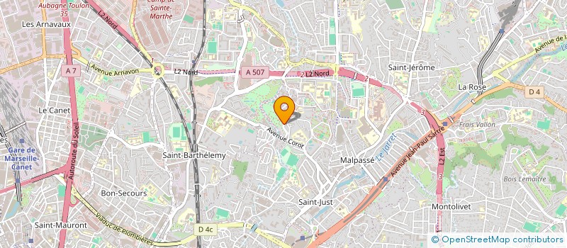 localisation de l'entreprise MADAME AMINA LAMRAOUI à MARSEILLE