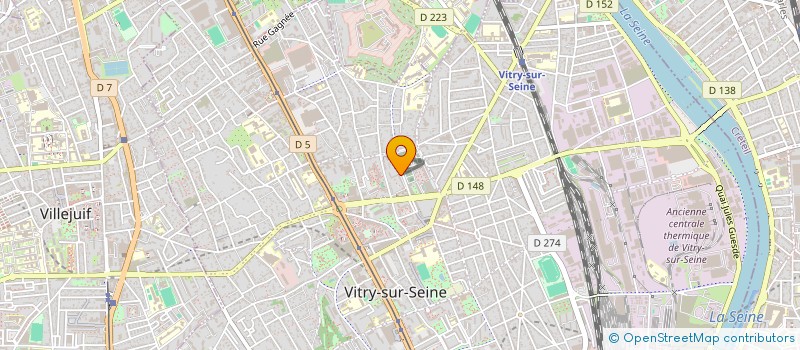 localisation de l'entreprise MADAME AMINA LARBI-DAOUADJI à VITRY-SUR-SEINE