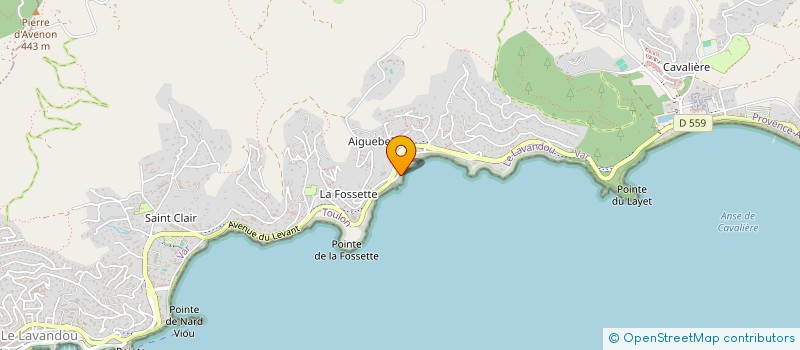 localisation de l'entreprise MADAME AMINA MAGOT à LE LAVANDOU