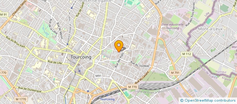 localisation de l'entreprise MADAME AMINA MAZOURI  TOURCOING