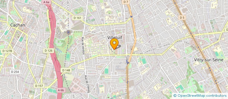 localisation de l'entreprise MADAME AMINA MAZRI  VILLEJUIF