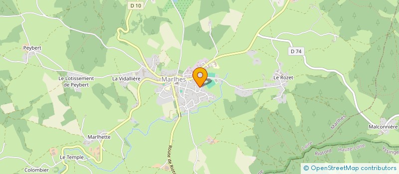 localisation de l'entreprise MADAME AMINA MEHDI  SAINT-PRIEST-EN-JAREZ