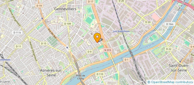 localisation de l'entreprise MADAME AMINA MEMMADI à GENNEVILLIERS