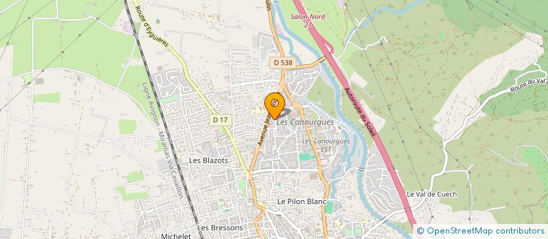 localisation de l'entreprise MADAME AMINA MESSAD  SALON-DE-PROVENCE