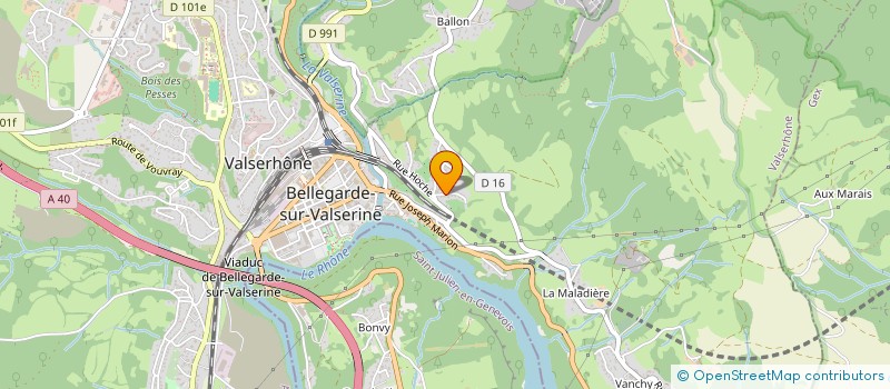 localisation de l'entreprise MADAME AMINA MILLES à VALSERHONE